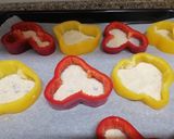 Foto del passaggio 4 della ricetta Burger di ceci con peperoni