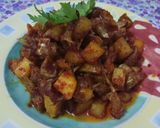 Foto langkah ke 7 dari resep Balado kentang ikan kering 😊👌.