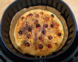 Pas rețetă Focaccia în friteuza cu aer 8 fotografie