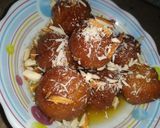 A picture of step 7 of Bread gulab jamun.