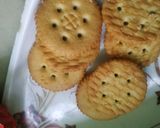 A picture of step 1 of Milkmaid cookies.