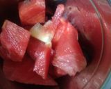 A picture of step 2 of Watermelon Juice.
