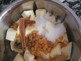بطاطا الحلوة بالزبيب والقرفة