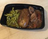 A picture of step 1 of Crock pot roast beef and potatoes.