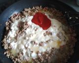 Foto del paso 3 de la receta Pastel de carne con jamón serrano y puré de patatas
