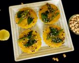 A picture of step 9 of Black eyed peas dhokla.