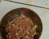 A picture of step 2 of Spaghetti with meat balls.