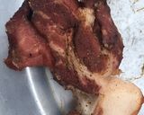 Hình bước làm 1 của món Thịt nướng cuốn rau củ