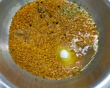 A picture of step 2 of Methi Aam Aachar (mango pickle).