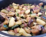 Une image de l'étape 2 de Crumble de légumes d'été.