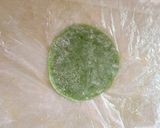 Hình bước làm 8 của món Mochi trà xanh nhân kem