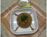 A picture of step 9 of Ciba sambhar masala upma.