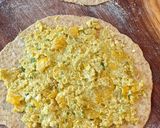 A picture of step 9 of Sweet corn parathas.