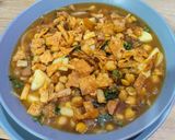 A picture of step 5 of Kathiawari chole.