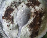 A picture of step 3 of Cucumber raita.