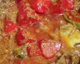A picture of step 12 of Red potato beef biryani.