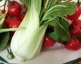 Une image de l'étape 7 de Vegan soupe choux bok choy concombre.