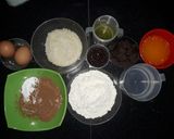 Foto langkah ke 1 dari resep Muffin Chocolate.