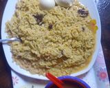 A picture of step 2 of Indomie wt kunun tsamiya.
