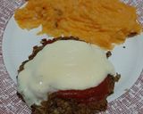 Foto del paso 7 de la receta: Hamburguesas de lentejas a la napolitana con puré mixto