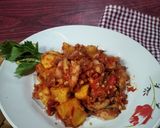 Foto langkah ke 4 dari resep Sambal Kentang Baby Cumi Asin.