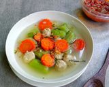Foto langkah ke 7 dari resep Sop Gambas Wortel Bakso.