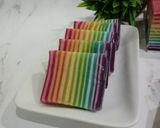Foto langkah ke 12 dari resep Kue Pepe / Lapis Sagu Rainbow.