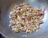 A picture of step 3 of Masaledar brinjal bhaji.