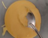 A picture of step 1 of Tricolour capsicum bhajiya from leftover vada batter.