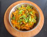 A picture of step 4 of Capsicum Sabzi.