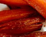 A picture of step 4 of My Sweet and Sticky Carrots 😃.
