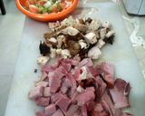 Foto del paso 1 de la receta: Locrio de chuleta y pollo.