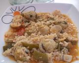 Foto del paso 19 de la receta Arroz meloso del mar con albóndigas de boquerones