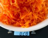 A picture of step 2 of Carrot halwa in microwave.