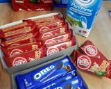 Kek Lapis Oreo bersama Crackers