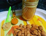 A picture of step 3 of Turmeric immunity booster milk.