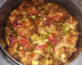 A picture of step 9 of Homemade mince pizza #charityrecipe #4weekschallenge.