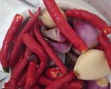 Foto langkah ke 4 dari resep Sambal kacang panjang, tempe, dan ikan teri.