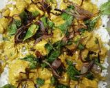 A picture of step 9 of Paneer biryani.