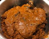A picture of step 6 of Beef Rendang.