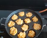 A picture of step 2 of Farali sago appam.