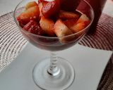 A picture of step 4 of Marinated strawberries.