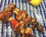Foto del paso 2 de la receta: Brochetas mixtas (pollo-cerdo)