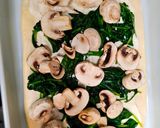 A picture of step 2 of Spinach and Mushroom Pizza.