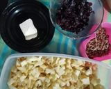 Foto del paso 1 de la receta: Tarta De Manzana envinada con arándano y nuez