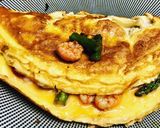 Foto del paso 3 de la receta: Tortilla de setas, espárragos, cherry y alistados