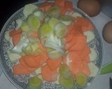Foto del paso 2 de la receta Quiche de verduras y jamón serrano