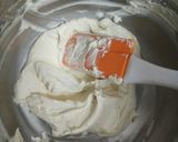 A picture of step 2 of No bake pudding cake.