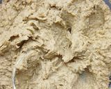 A picture of step 2 of Moong Dal Halwa.