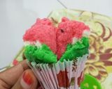 Foto langkah ke 7 dari resep Bolu Kukus Mekar Semangka ANTI GAGAL.